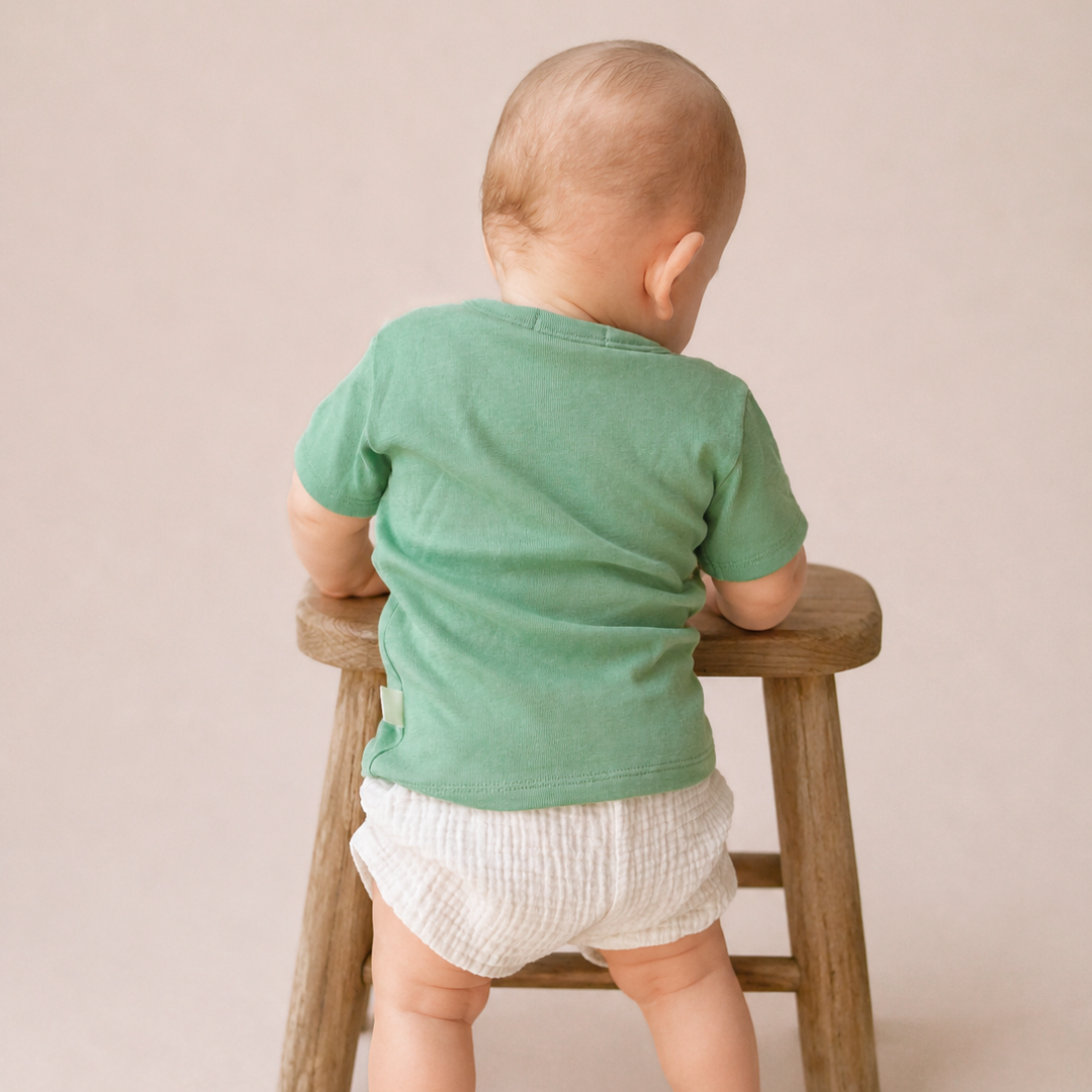 Children's T-shirt made of 100% fine merino wool