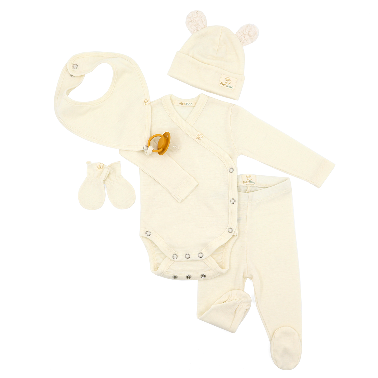 100% Organic Merino Wool Newborn Set