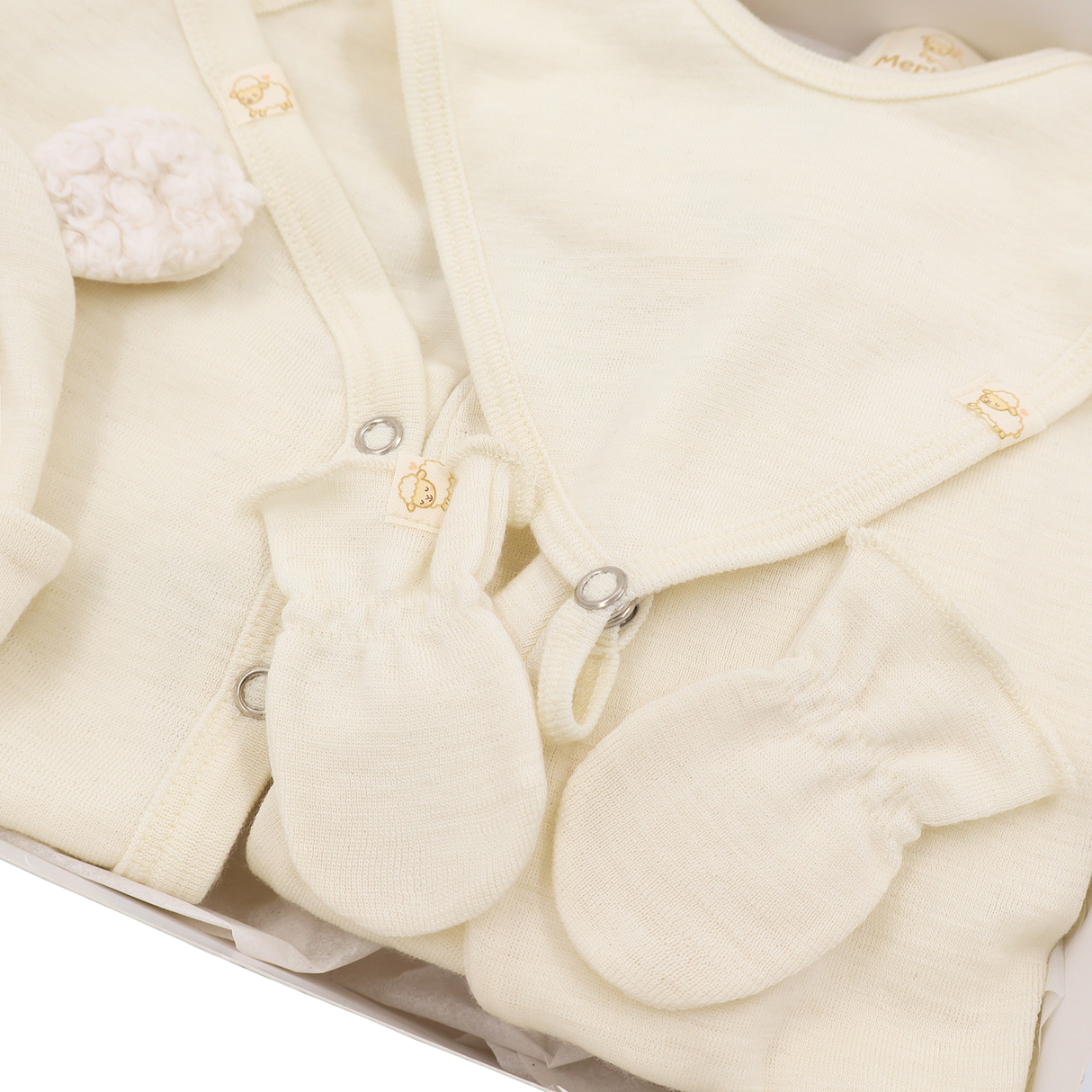 100% Organic Merino Wool Newborn Set