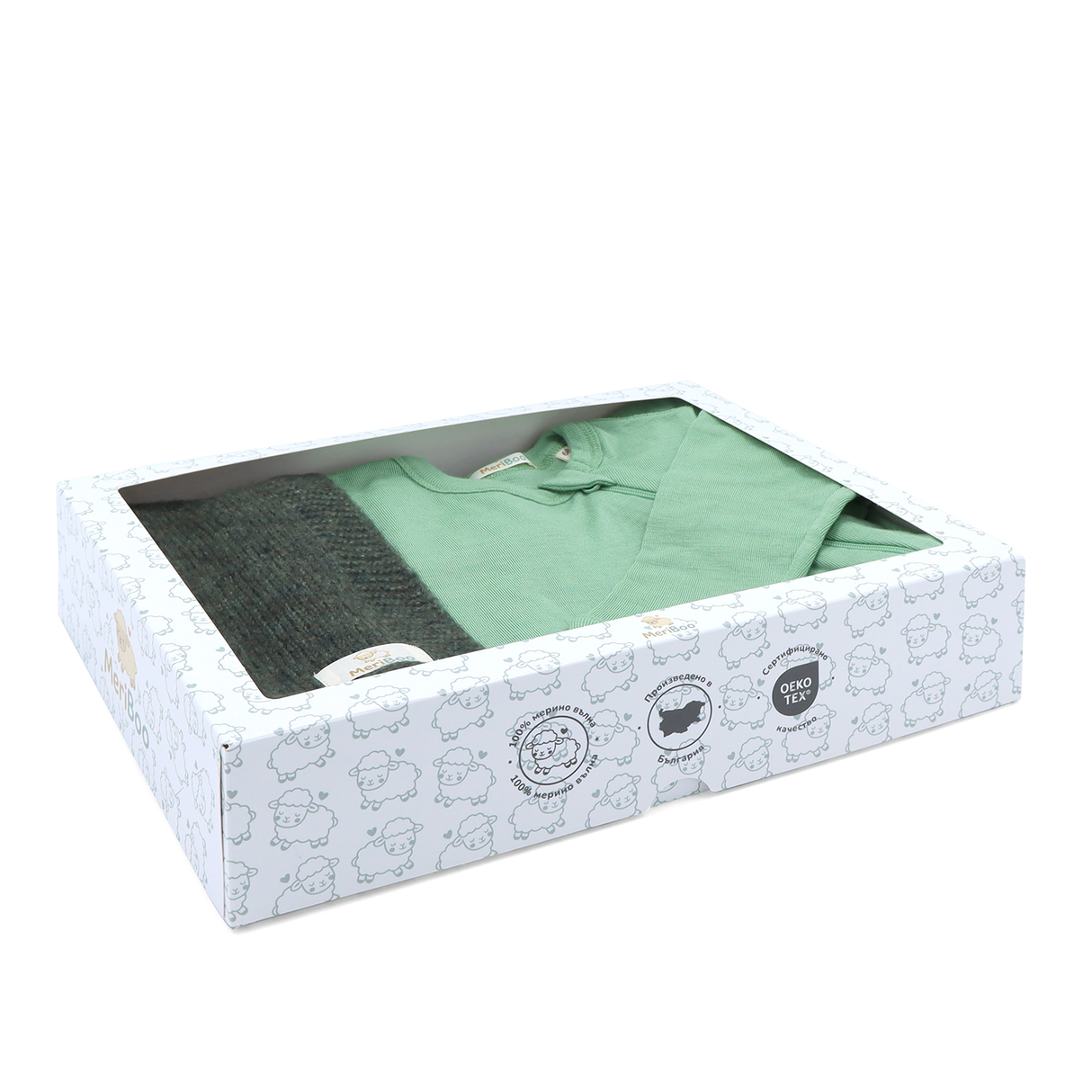 MeriBoo súprava - overal + deka z certifikovanej merino vlny „Sweet Dreams“