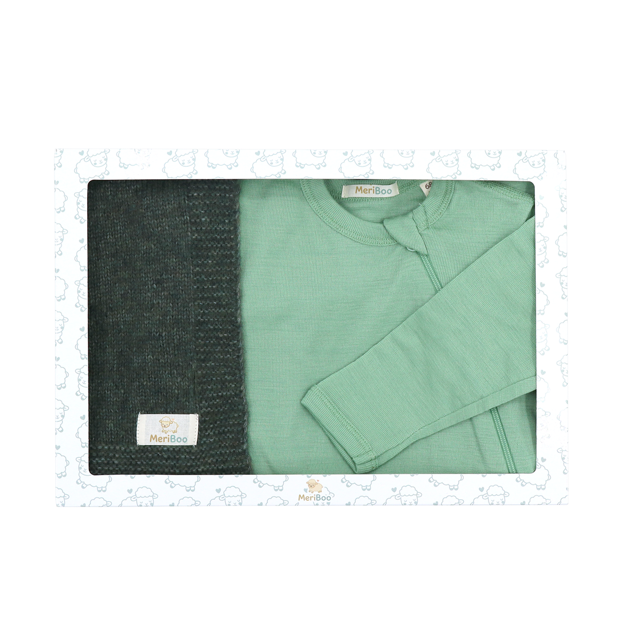 MeriBoo súprava - overal + deka z certifikovanej merino vlny „Sweet Dreams“
