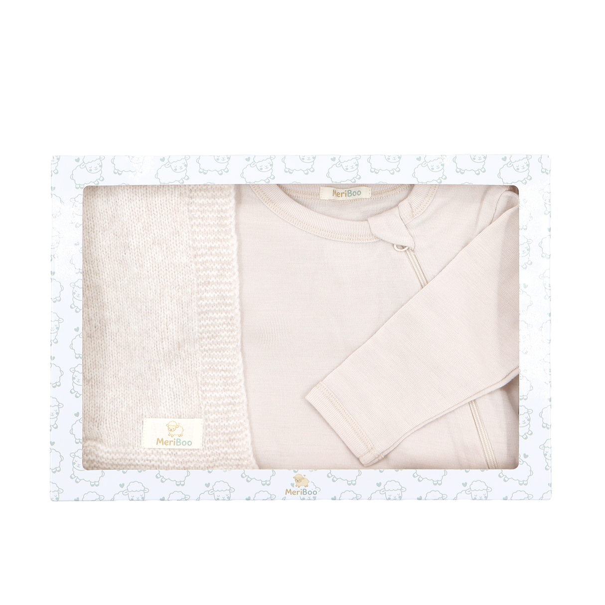 MeriBoo súprava - overal + deka z certifikovanej merino vlny „Sweet Dreams“