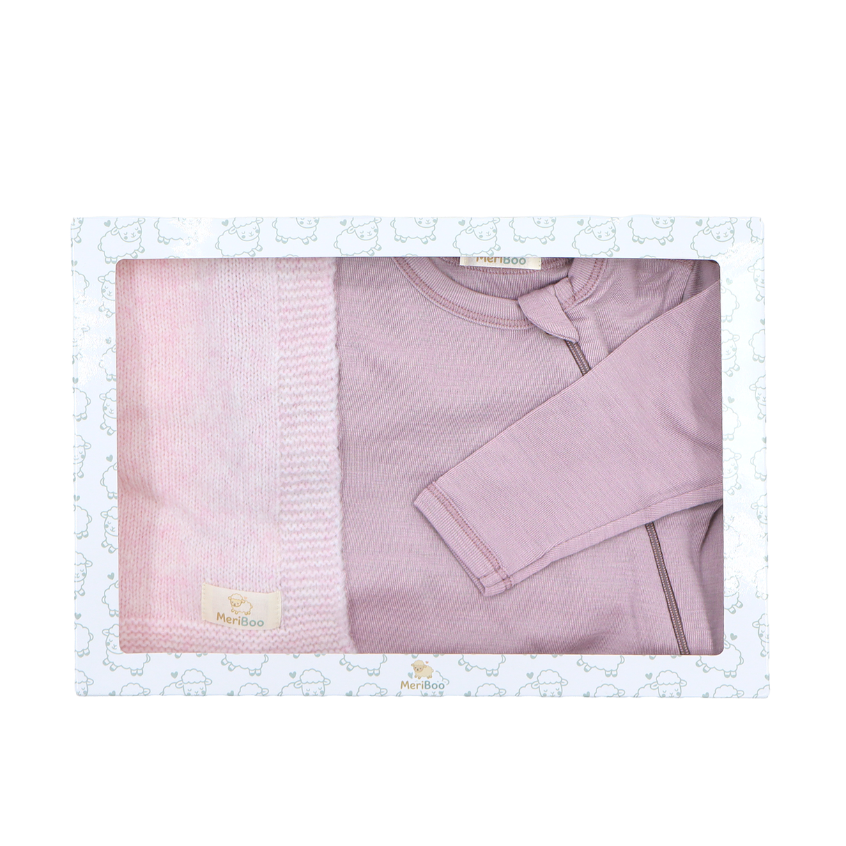 MeriBoo súprava - overal + deka z certifikovanej merino vlny „Sweet Dreams“
