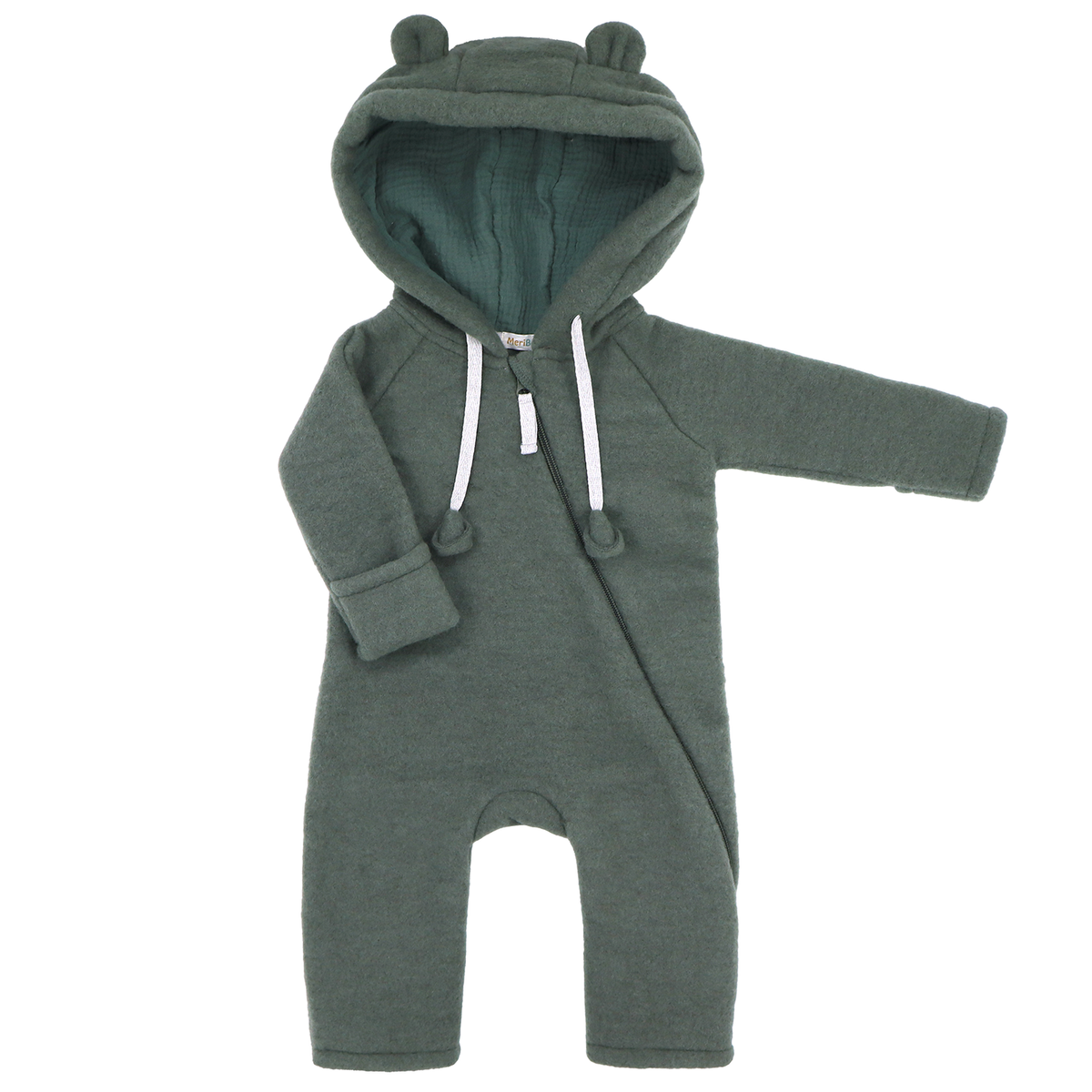MeriBoo – Premium “Teddy Bear” Merino Wool Snowsuit