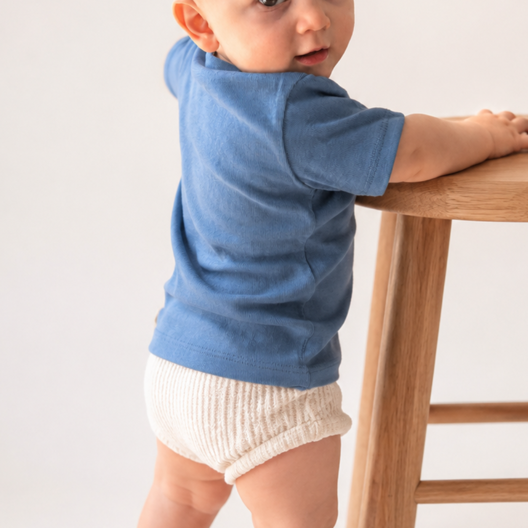 Children's T-shirt made of 100% fine merino wool