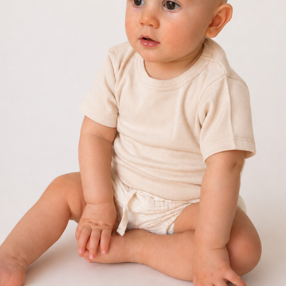Children's T-shirt made of 100% fine merino wool