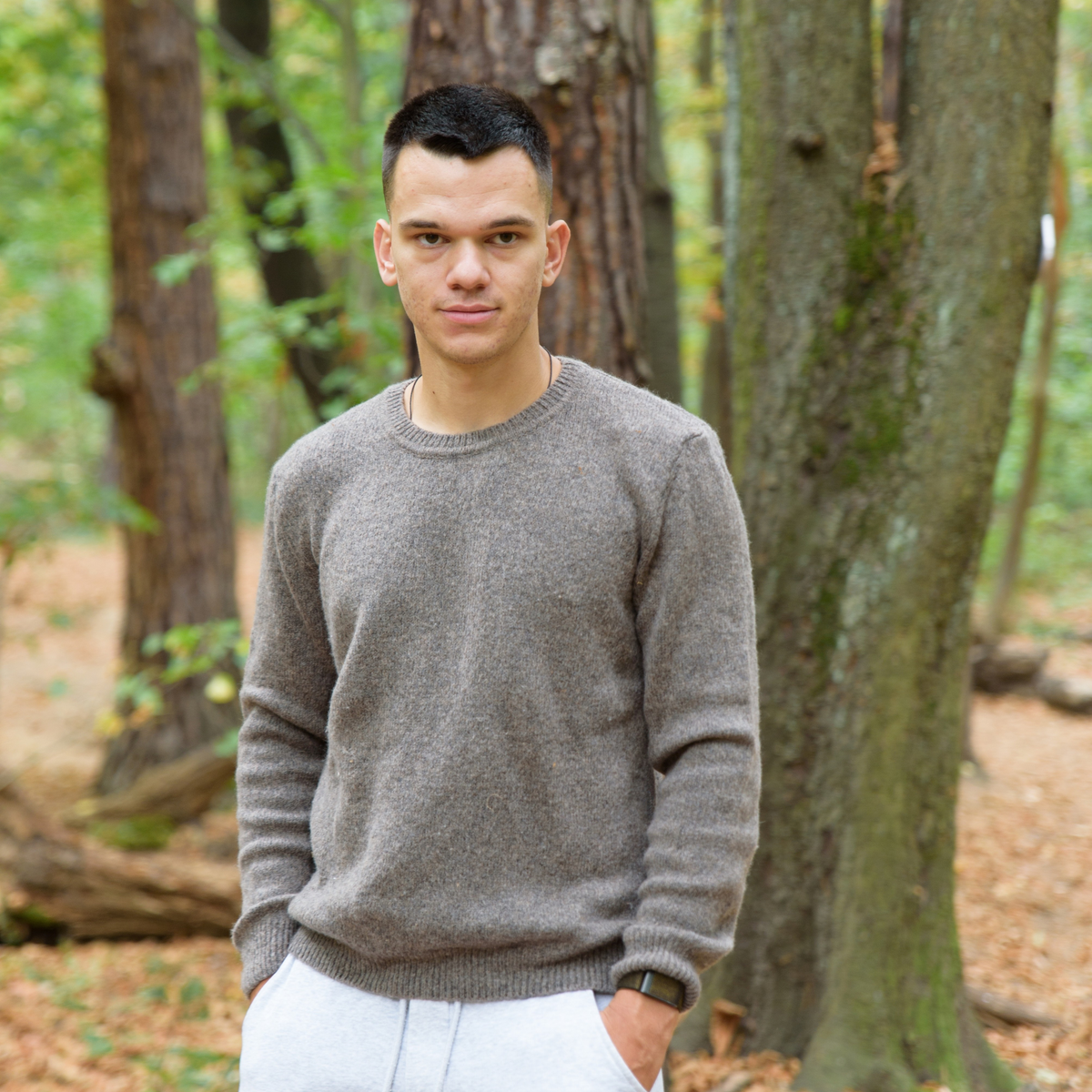 Unisex merino wool sweater