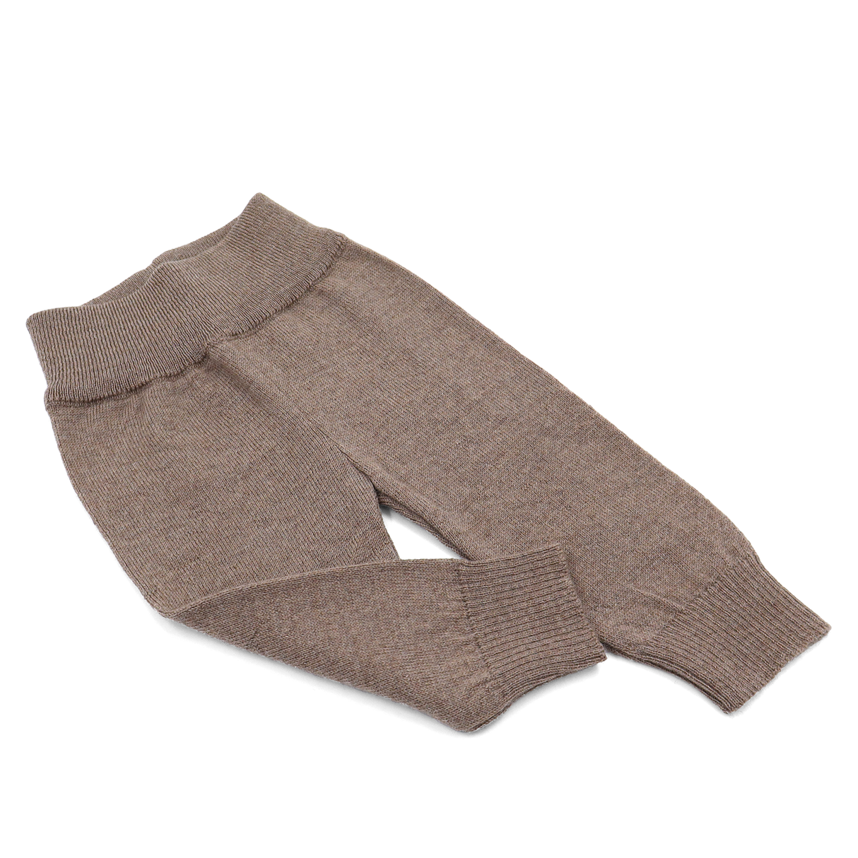 Pantaloni tricotați din lână merinos 100% organică