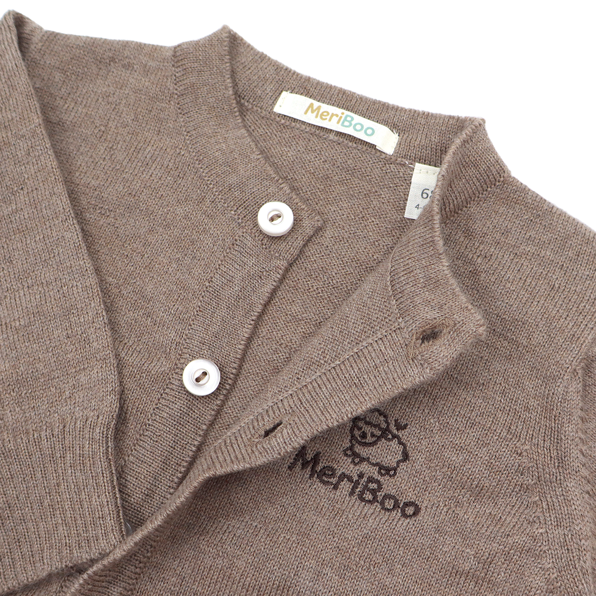 Pletená vesta z 100% organickej merino vlny