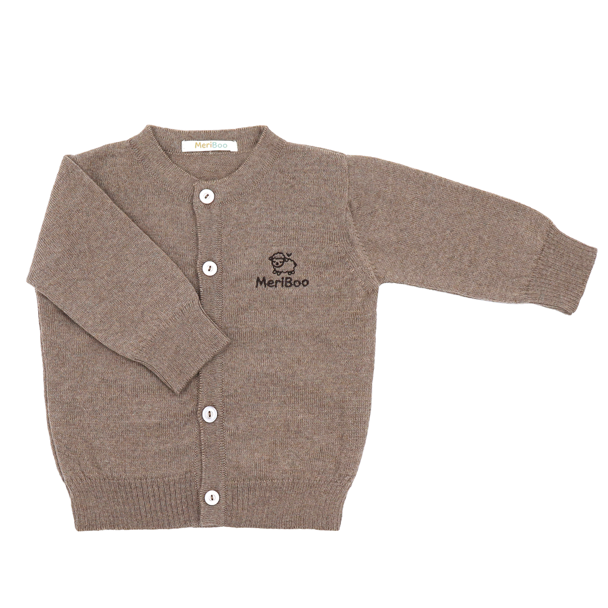 Pletená vesta z 100% organickej merino vlny