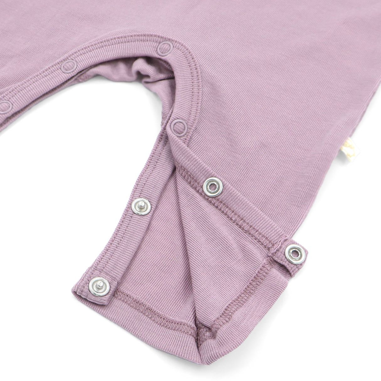 Salopetă (romper) din 100% lână merino fină organică, cu nasturi pe umeri