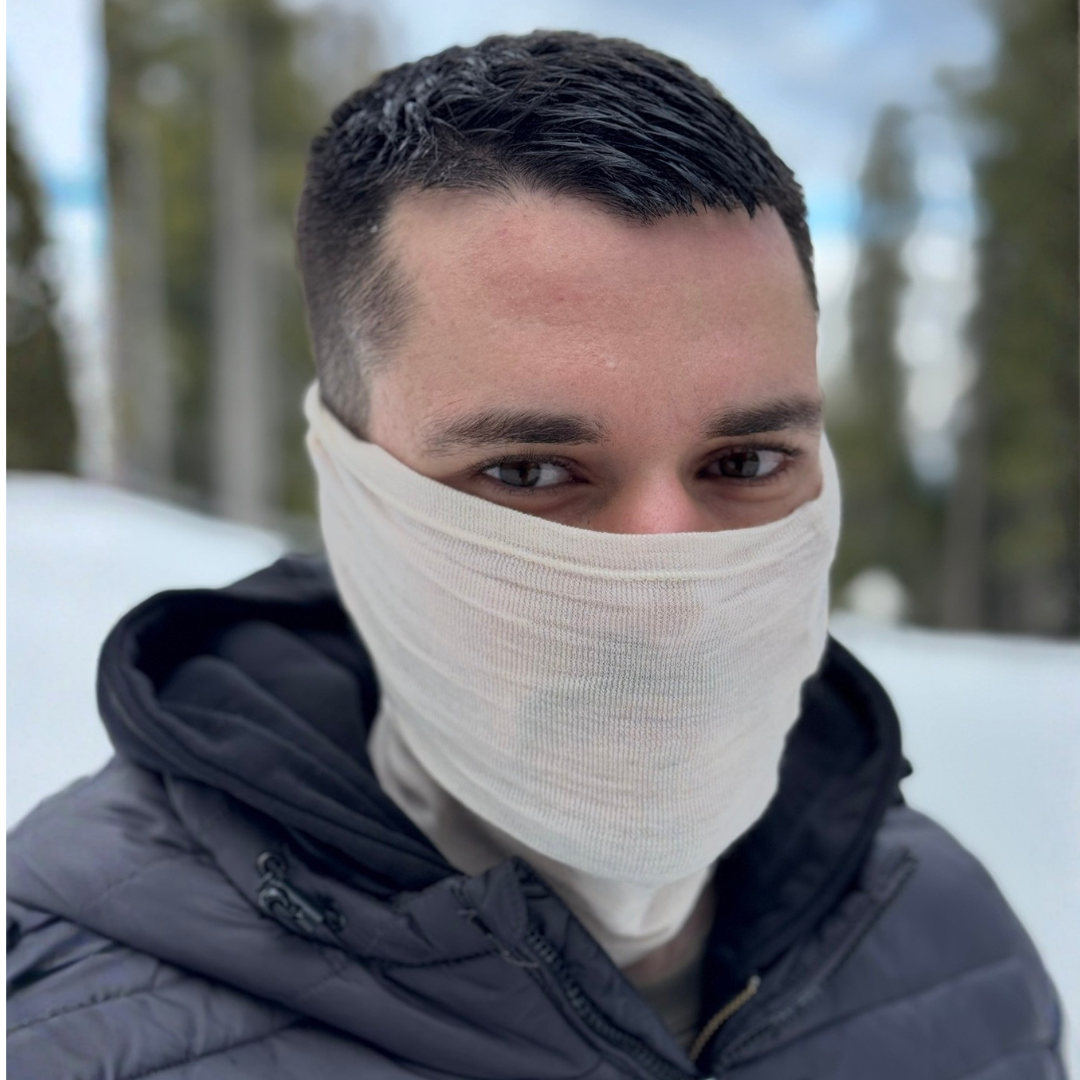 100% fine merino snood