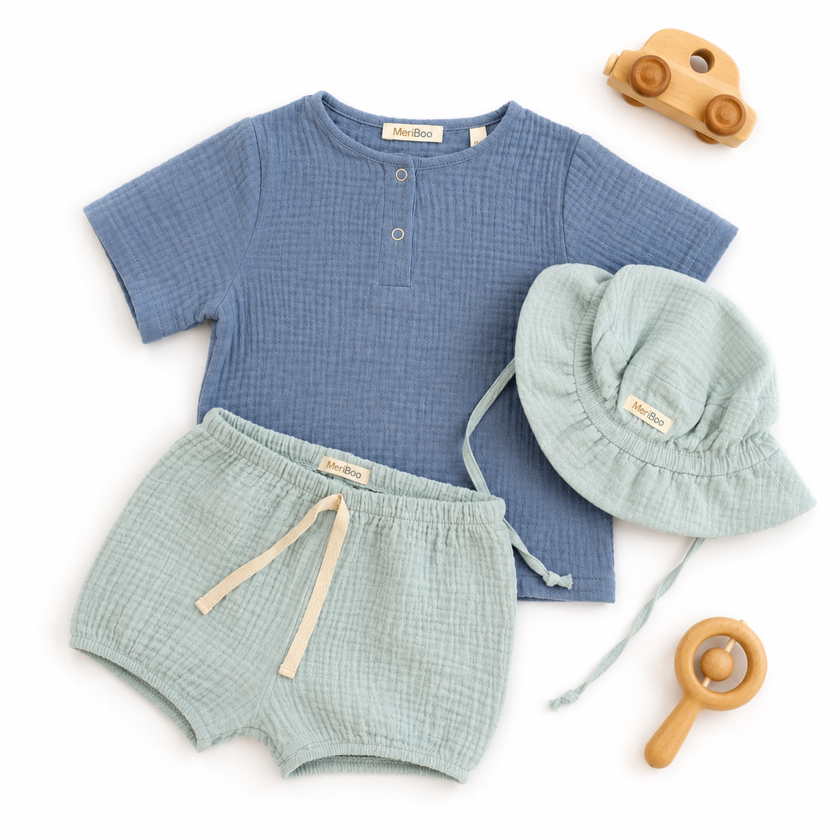 Súprava "Summer Comfort" z 100% organickej mušelínu