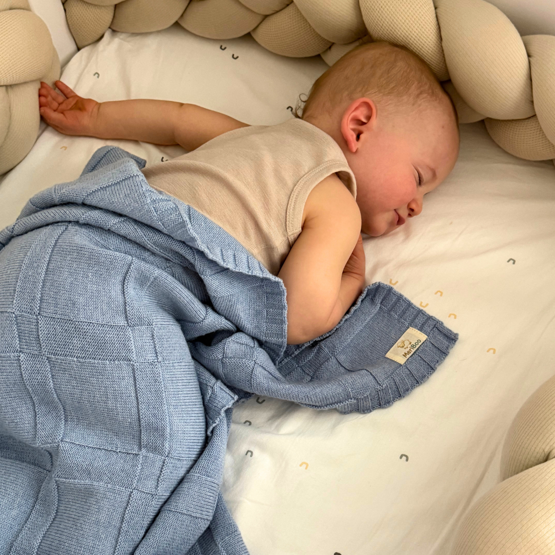 Luxurious blanket made of 100% certified merino wool - 100x80 cm.