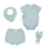 Set pentru ieșirea din spital "First Summer" din 100% muselină organică