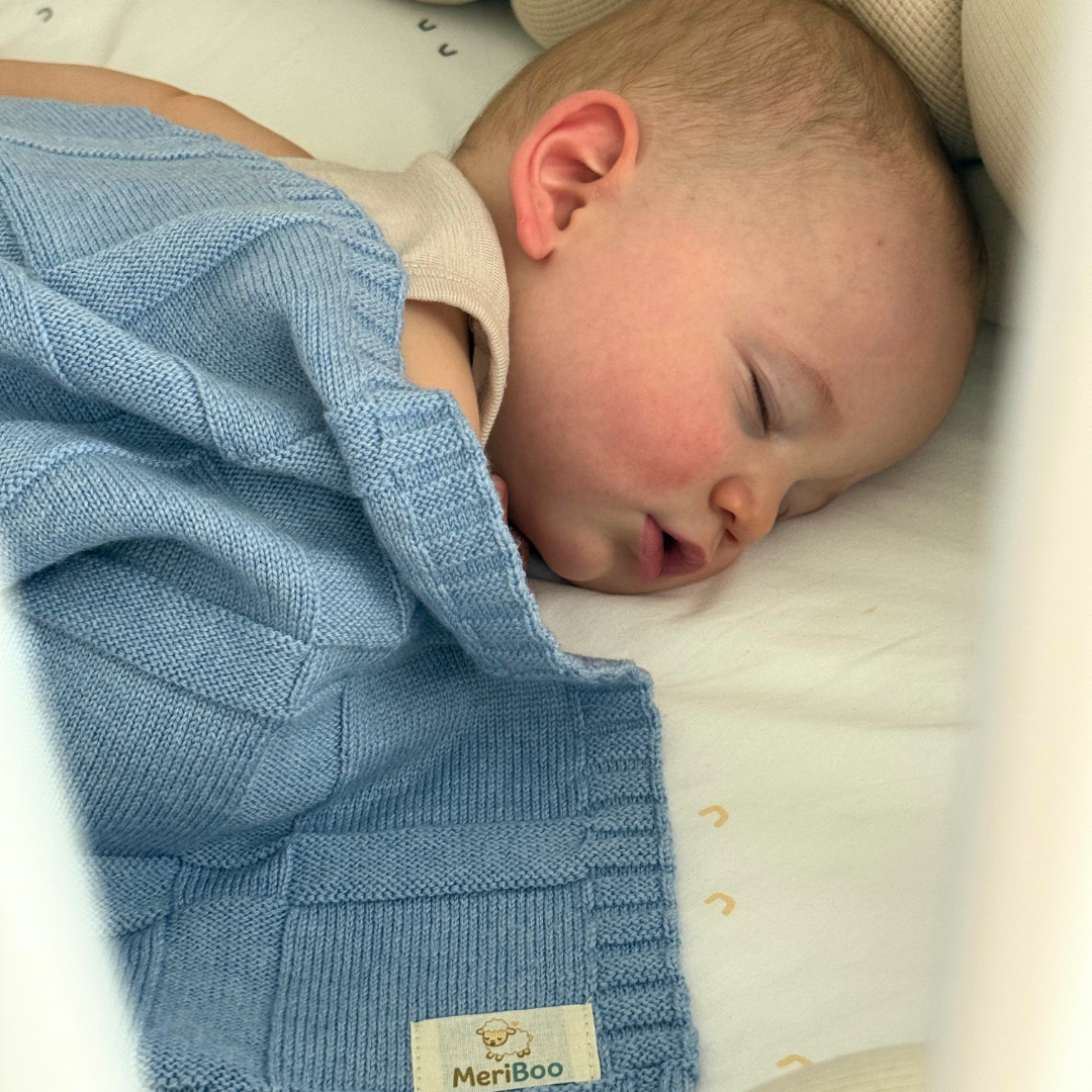 Luxurious blanket made of 100% certified merino wool - 100x80 cm.
