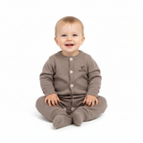 Pletený overal (romper) z 100% organickej merino vlny