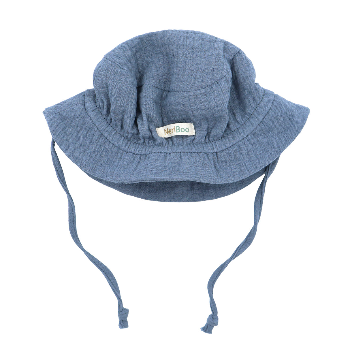 "Soft Breeze" hat made of 100% organic muslin with an extended back to protect the neck