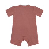 "Soft Breeze" romper made from 100% organic muslin