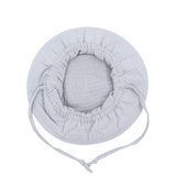 "Soft Breeze" hat made of 100% organic muslin with an extended back to protect the neck