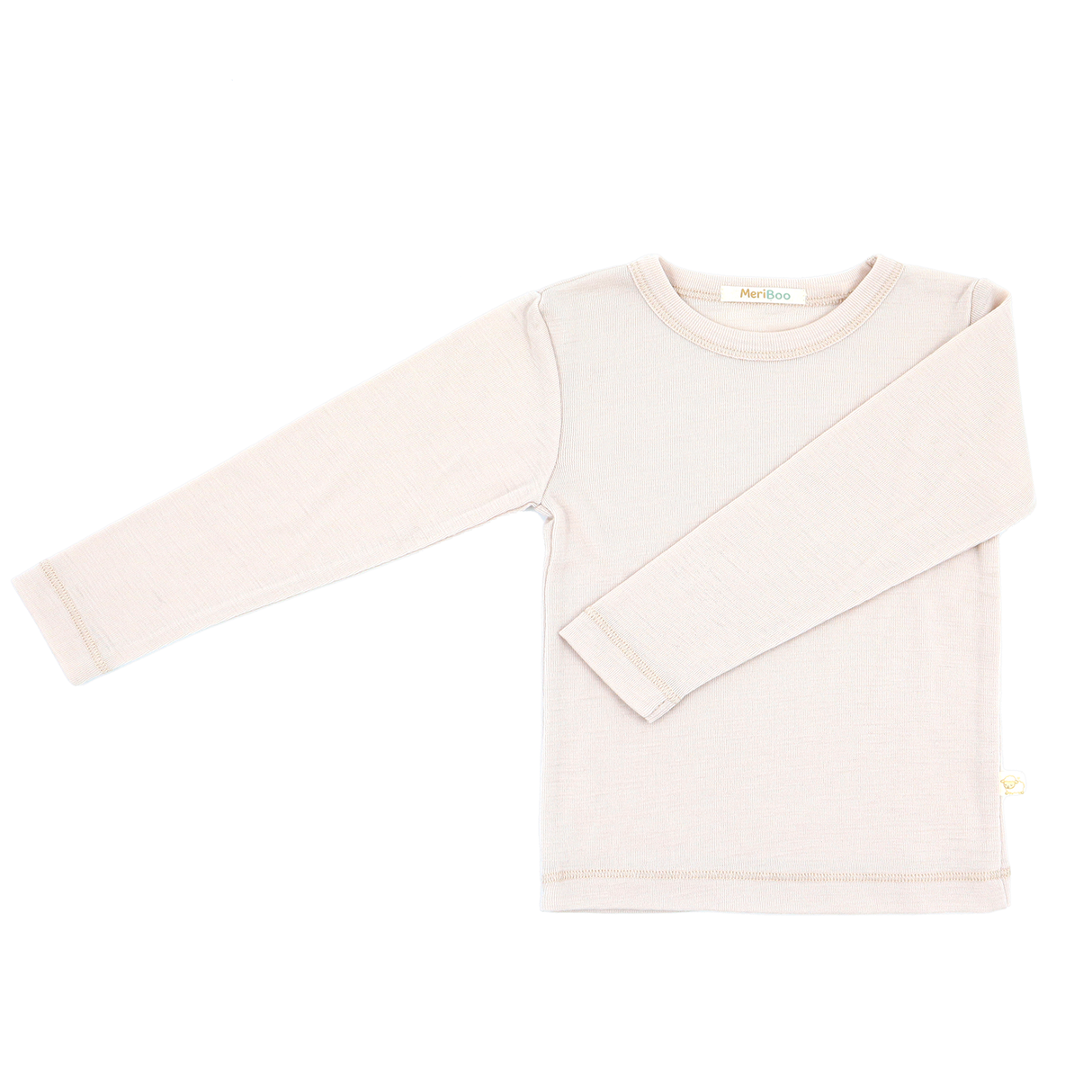 Set of 3 long-sleeved tops made of 100% certified fine merino wool