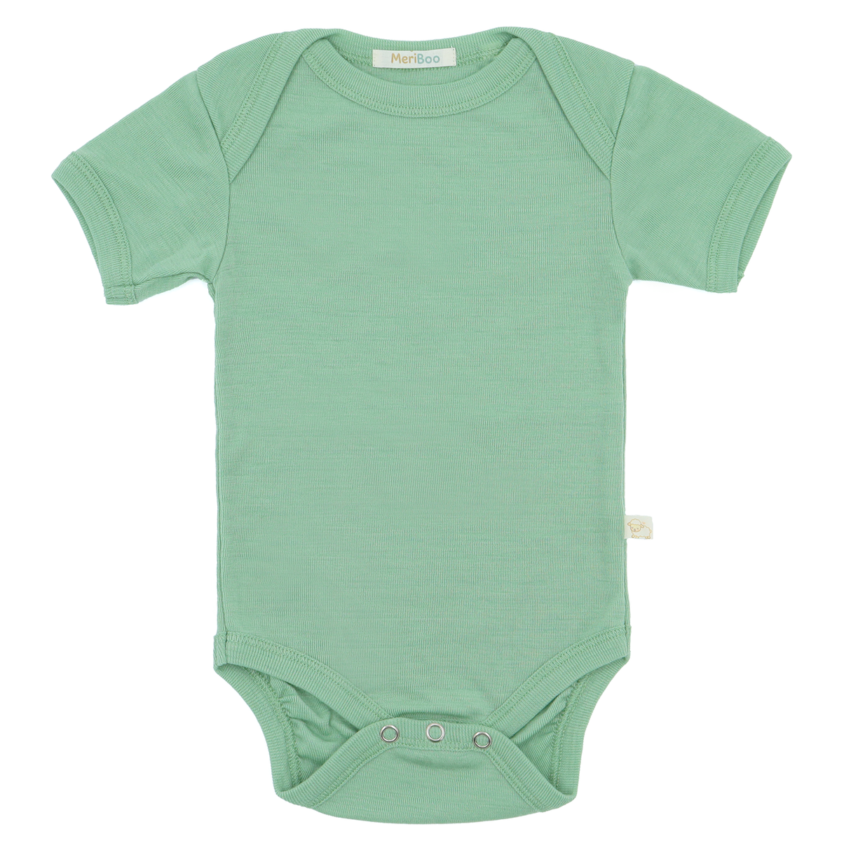 Body s krátkym rukávom z 100% certifikovanej jemnej merino vlny