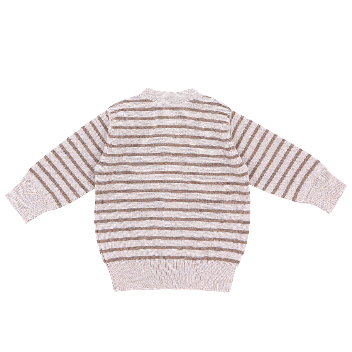 Knitted cardigan made of 100% organic merino wool