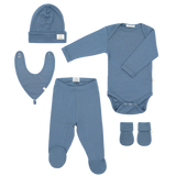 Set pentru ieșirea din maternitate din lână merino fină certificată „Newborn Essentials Plus”