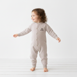 Pletený overal (romper) z 100% organickej merino vlny