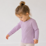 Long-sleeved top made from 100% certified fine merino wool
