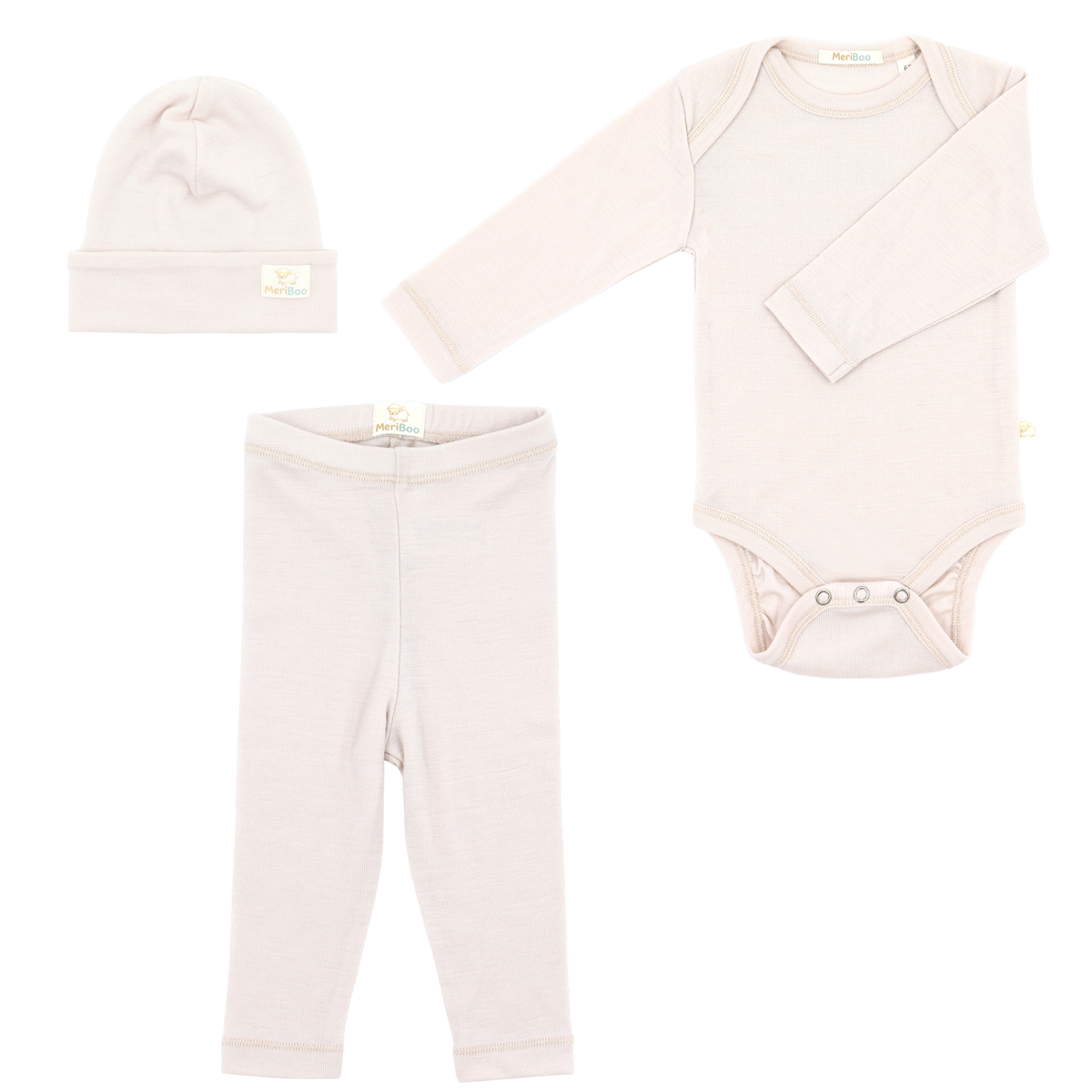 MeriBoo - starter kit of 100% certified fine merino "Mini Essentials"