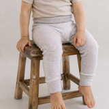 Knitted pants made from 100% organic merino wool