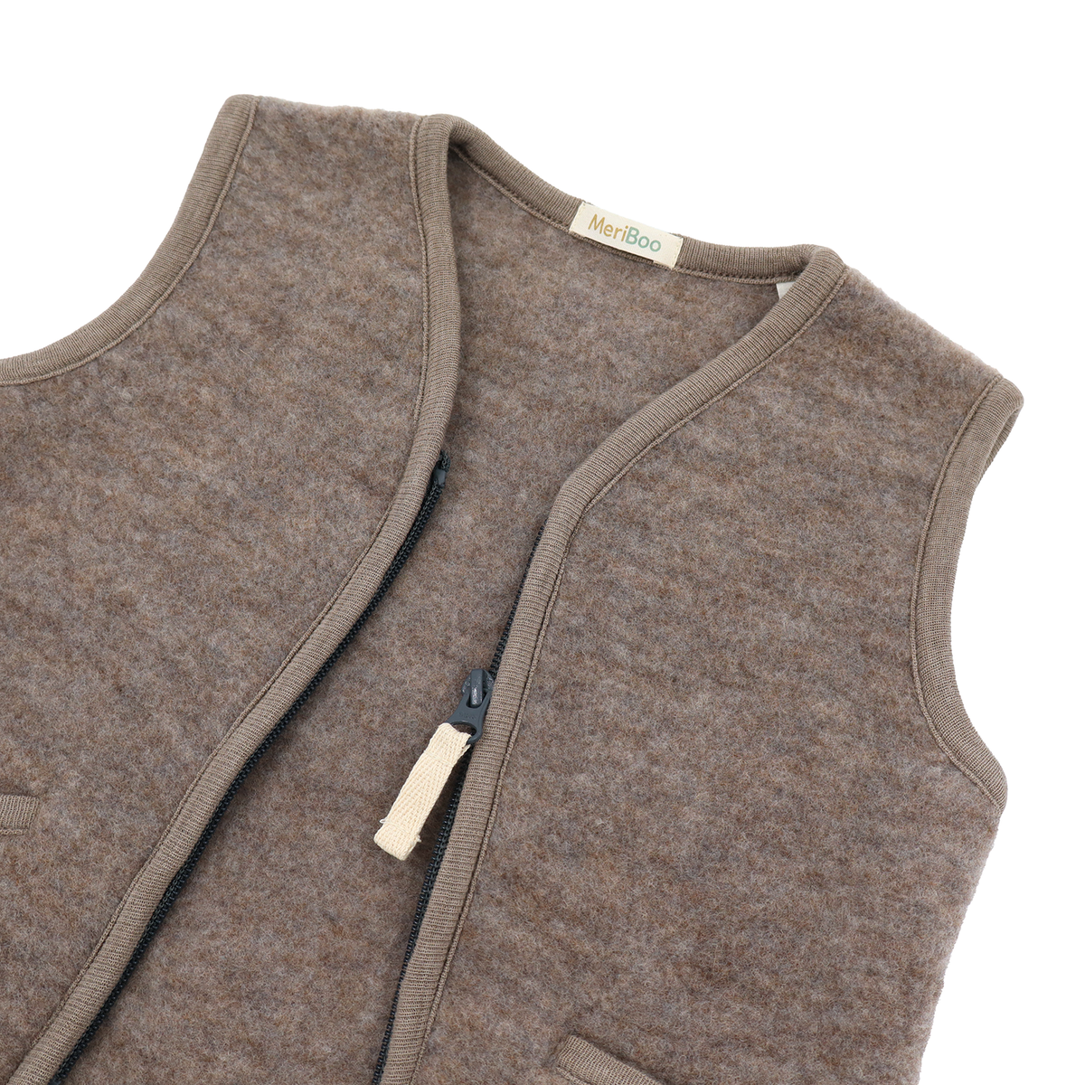MeriBoo – Children's “Teddy Bear” Merino Wool Vest