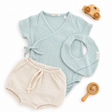 Súprava "Little Moments" z 100% organickej mušelínu