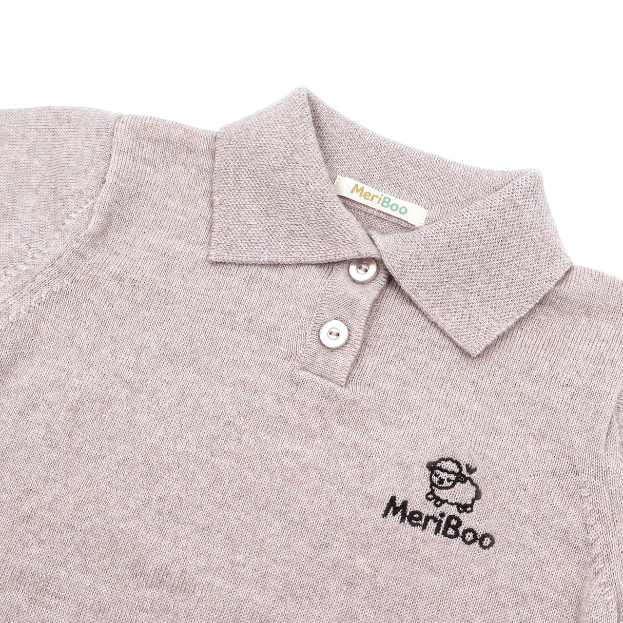 Rochiță tricotată din 100% lână merino organică