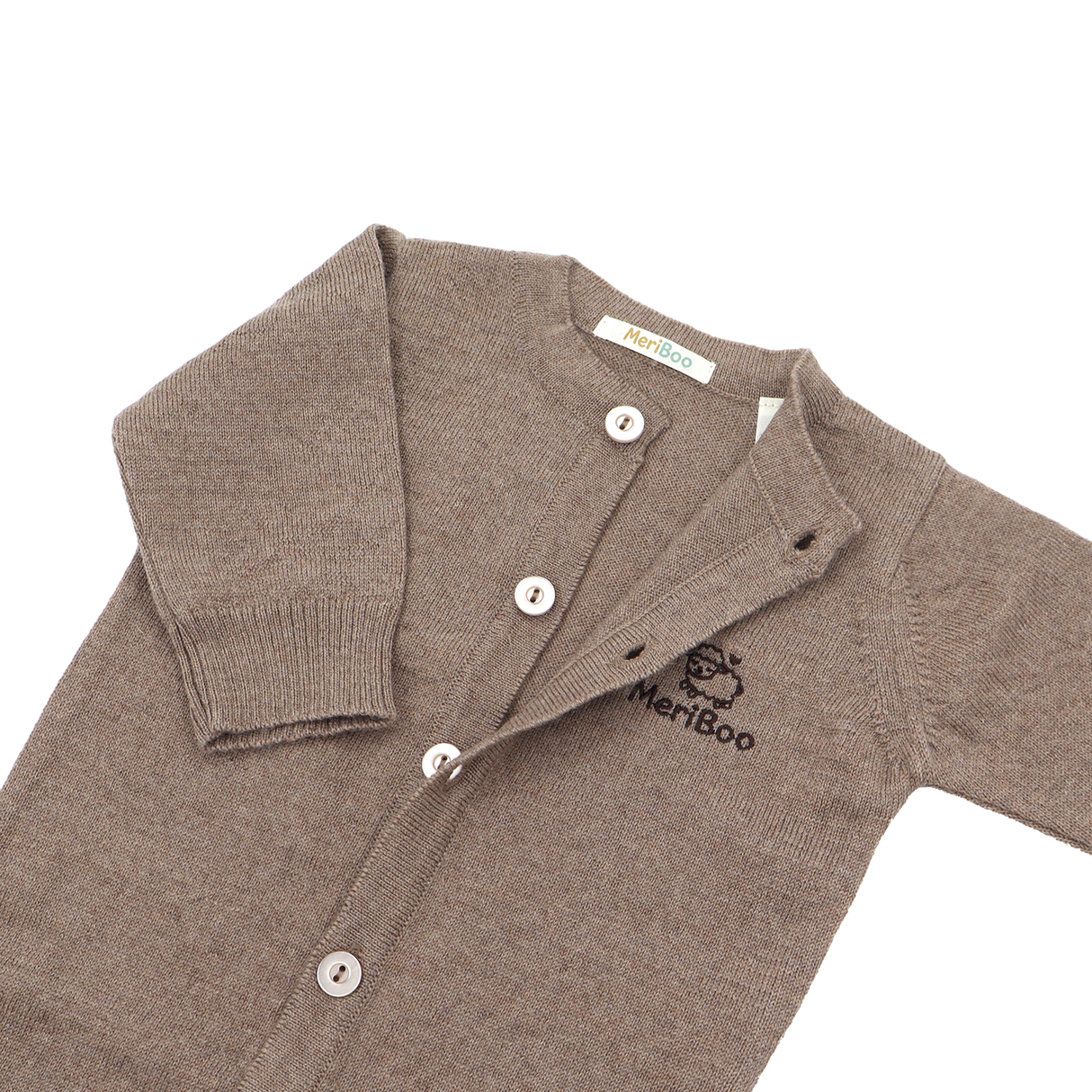 Pletený overal (romper) z 100% organickej merino vlny