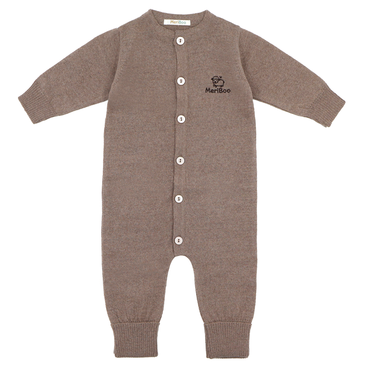 Pletený overal (romper) z 100% organickej merino vlny