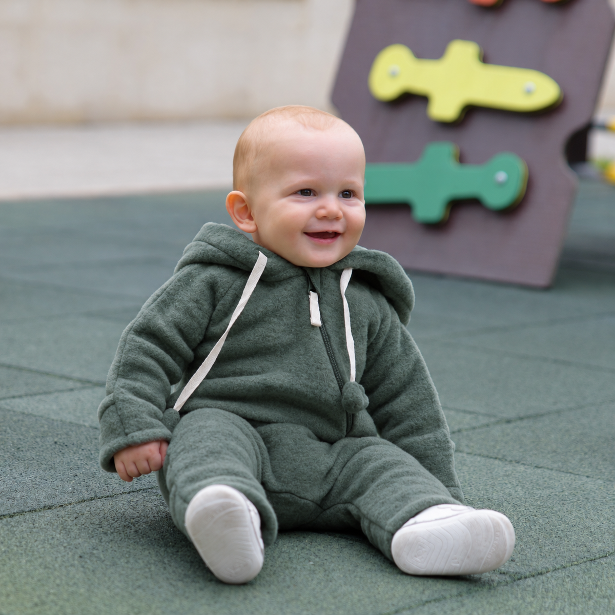 MeriBoo – Premium “Teddy Bear” Merino Wool Snowsuit