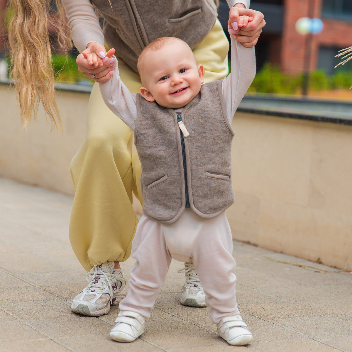 MeriBoo – Children's “Teddy Bear” Merino Wool Vest