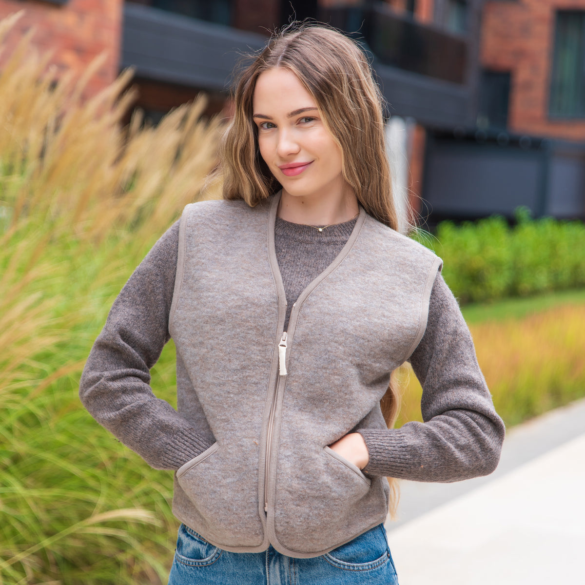 MeriBoo – Women's Premium “Teddy Bear” Merino Wool Vest