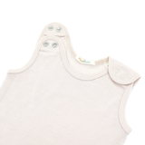 Salopetă (romper) din 100% lână merino fină organică, cu nasturi pe umeri