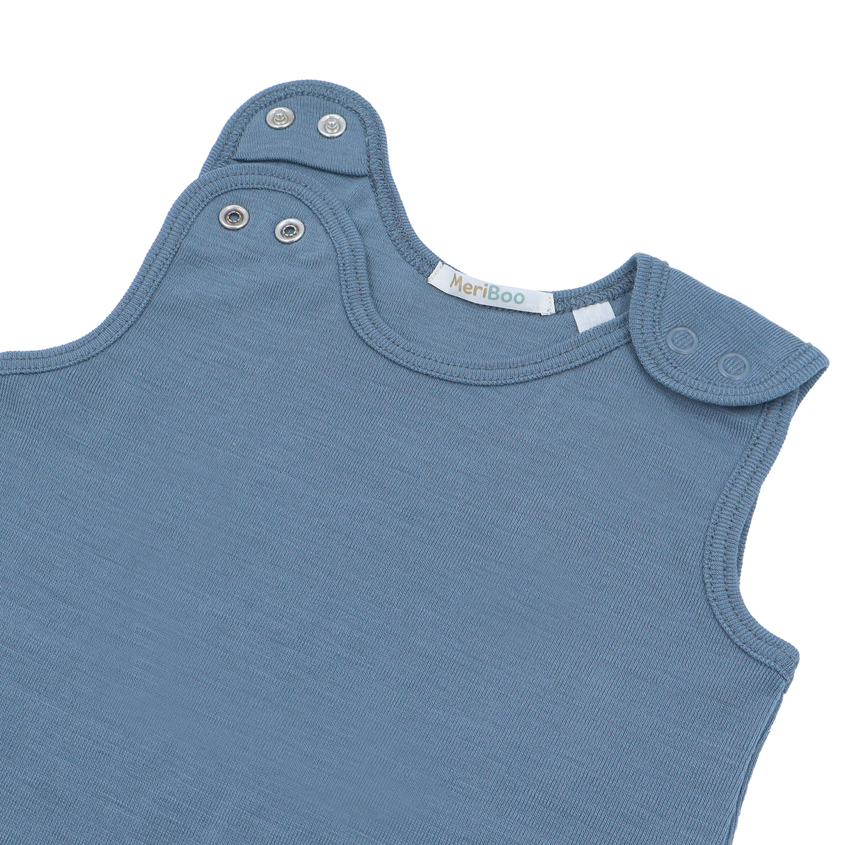 Salopetă (romper) din 100% lână merino fină organică, cu nasturi pe umeri