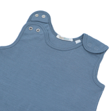 Salopetă (romper) din 100% lână merino fină organică, cu nasturi pe umeri