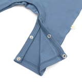 Salopetă (romper) din 100% lână merino fină organică, cu nasturi pe umeri