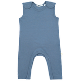 Salopetă (romper) din 100% lână merino fină organică, cu nasturi pe umeri