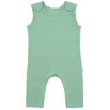 Salopetă (romper) din 100% lână merino fină organică, cu nasturi pe umeri