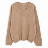 Women's soft sweater made of organic merino wool